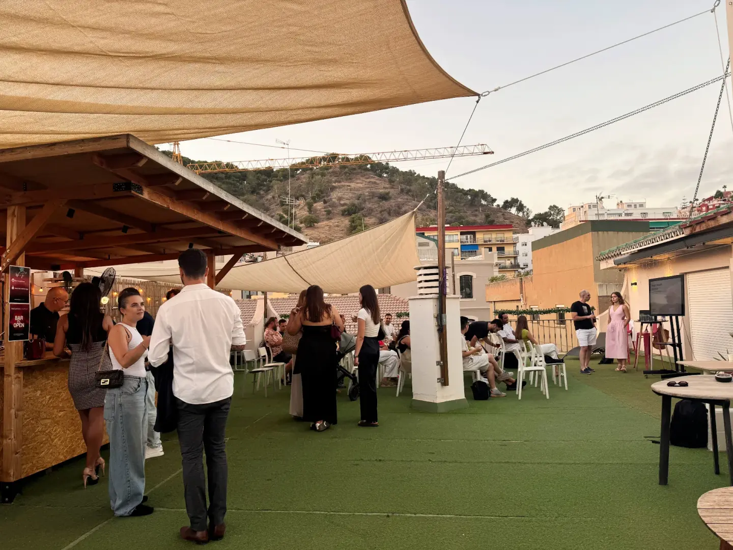 Spacious sea-view community event hall