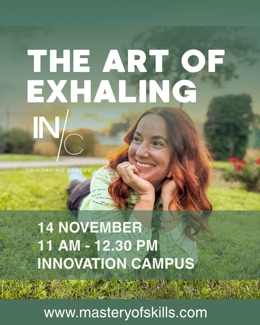 The Art of Exhaling — free burnout-recovery workshop in Málaga